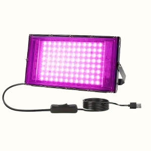 Full-Spectrum LED Plant Grow Light – 50 LEDs, USB Powered